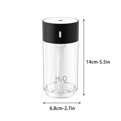 Refreshing Humidifier Small Humidifier 280Ml Desktop Humidifier Quiet Operation Night Lighting Function Two Spray Modes Automatic Shutdown of Bedroom Baby Room and Office