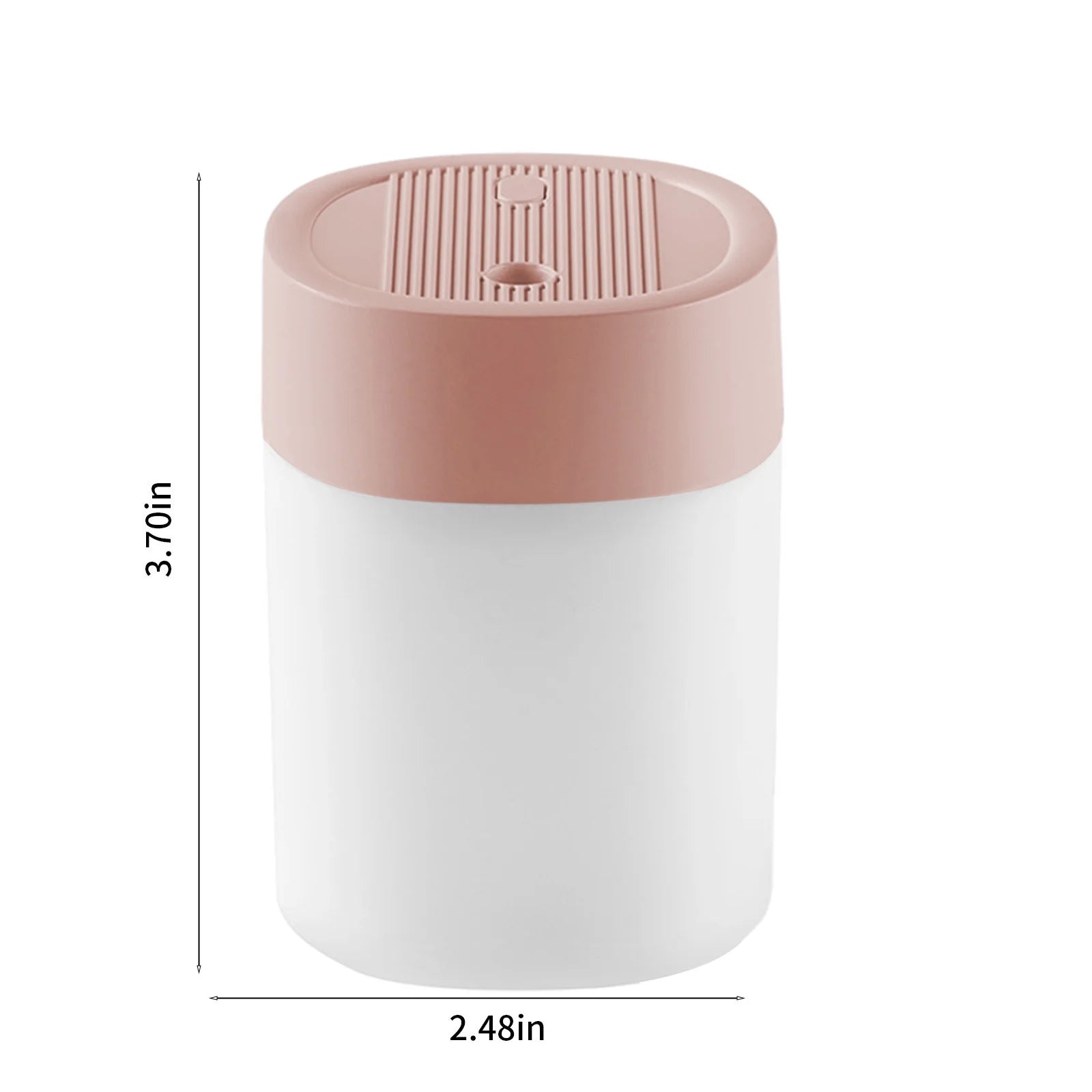 Portable Mini USB Humidifier with Light, 200 ML Quiet Cool Mist Humidifier for Bedroom and Office, Plants, Easy to Clean, Home Supplies