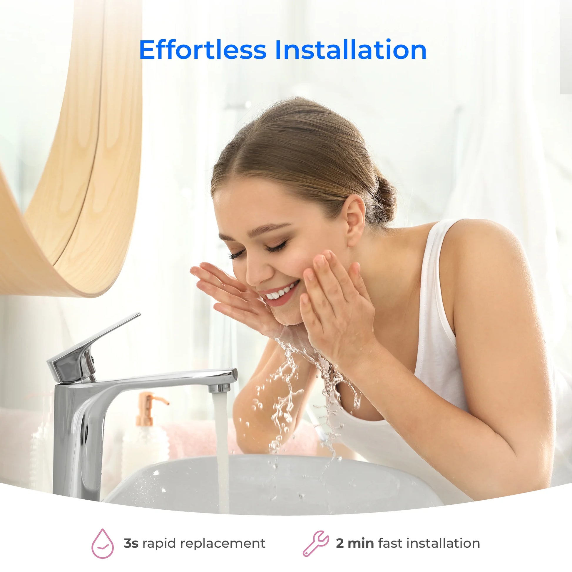 Waterdrop Skincare Water Softening System - Softens Skin & Hair (Includes 1 Filter)