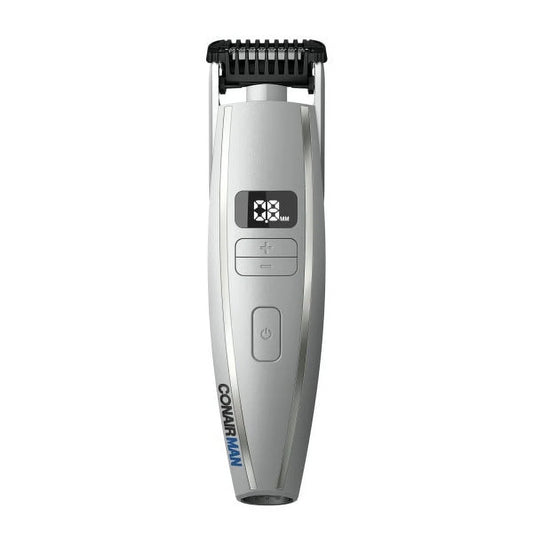 man Beard Trimmer for Men, Cord/Cordless Digital Length Control Beard and Stubble Trimmer GMT980