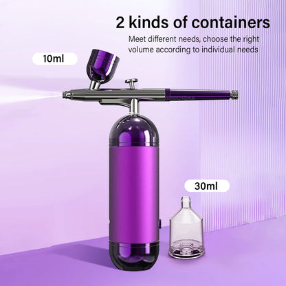 Airbrush Nail with Compressor Portable Air Brush for Nails Art Paint Cake Crafts Portable Nails Spray Airbrush Compressor Kit